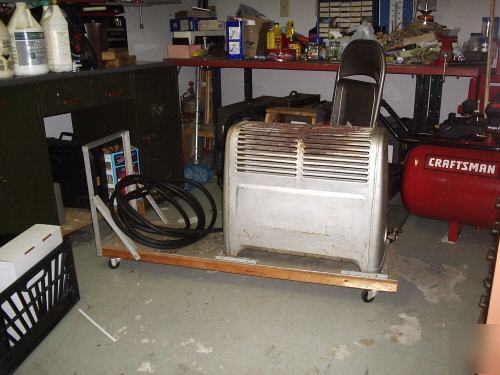 50,000 btu unvented propane heater and cart