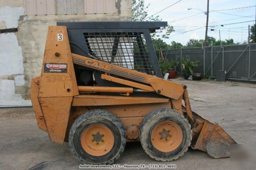 Case 1840 diesel skid steer loader bobcat noresrv 