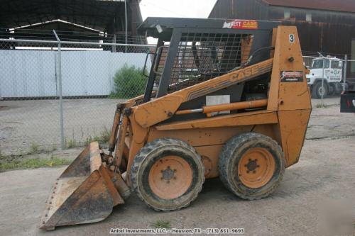 Case 1840 diesel skid steer loader bobcat noresrv 