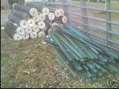 Galvanized wire fencing