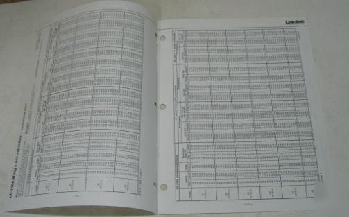 Link belt 1984 hc-218A crane specs brochure