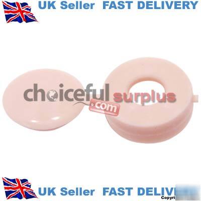 New brand beige screw head cap & covers pack of 10