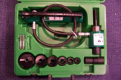 New greenlee hydraulic ko set #7306SB - 1/2