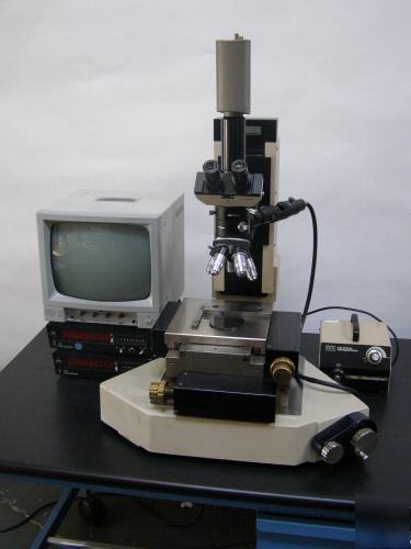 Olympus ram scope microscope 4 x 4 stage ( z scope)