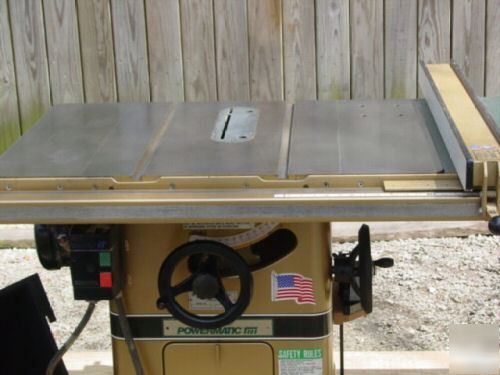 Powermatic 66 table saw biesemeyer t square fence