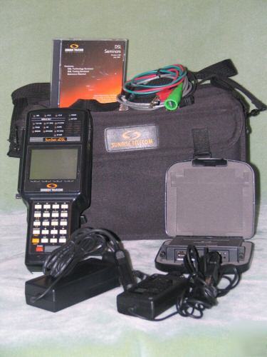 Sunrise telecom sunset xdsl test set w/ extras