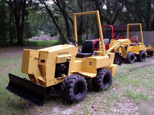 Vermeer V3550A ride on trencher, 2002, only 995 hours