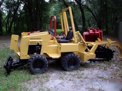 Vermeer V3550A ride on trencher, 2002, only 995 hours