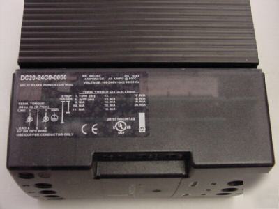 Watlow din-a-mite power control, mdl. DC20-24C0-0000