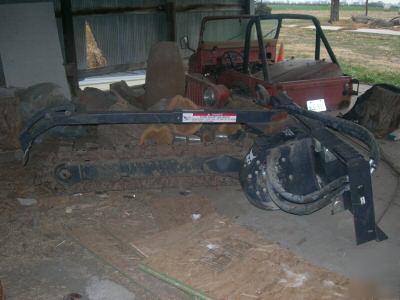 Bobcat/john deere skid steer/loader trencher attachment