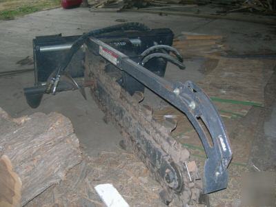 Bobcat/john deere skid steer/loader trencher attachment