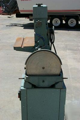 Daton sander grinder pedistal 12' disk & 6