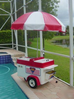 Hot dog push cart