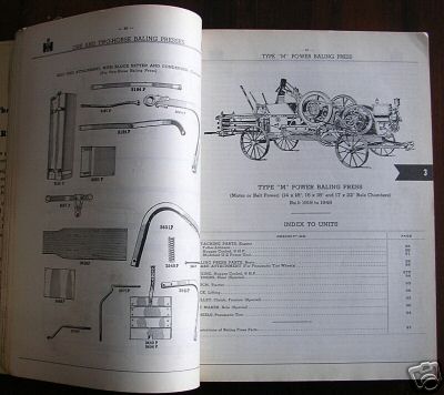 Mccormick bale loaders, hay balers, presses parts cat. 