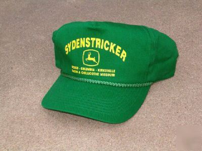 Mens john deere advertising ball cap hat nwot