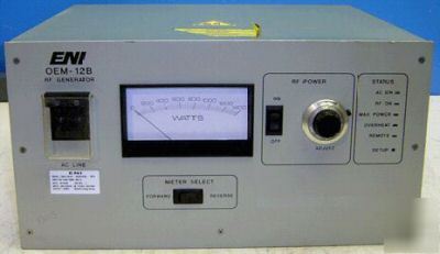 Mks eni oem-12B-02 1250W rf plasma generator