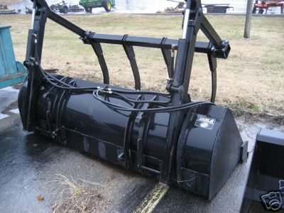 New case ih loader bucket with grapple forks