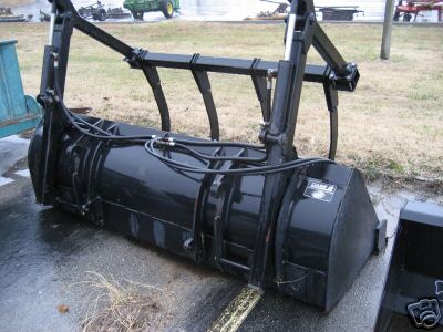 New case ih loader bucket with grapple forks