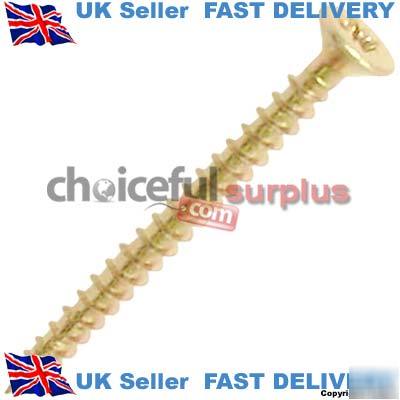 New solo chipboard screws 3.5MM x 40MM pack of 200