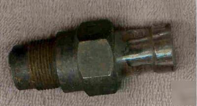 Old warren gas engine clear glass spark plug hit miss