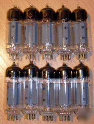 6P43P-e / 6P14P / EL84 audiofile tubes lot of 10