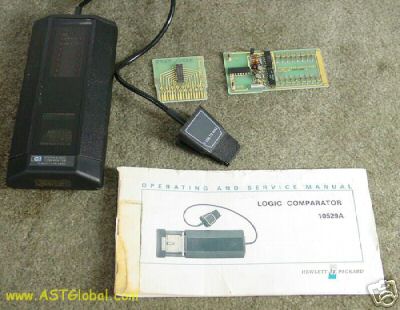 Agilent / hp 10529A logic comparator w/ boards & manual