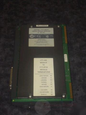 Allen-bradley 1771-ws b weight scale module