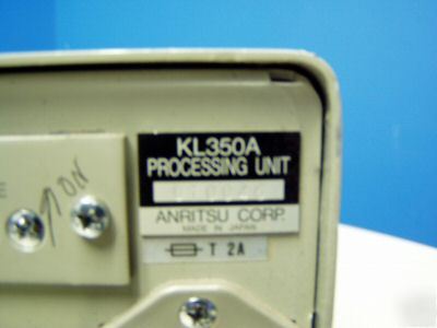 Anritsu - laser slb dia measuring system - KL350A