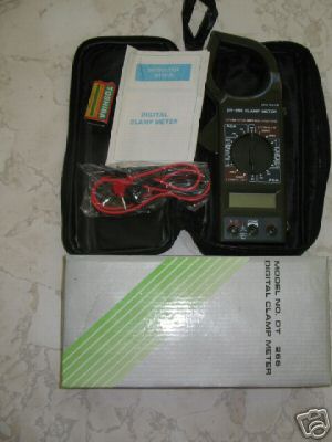 Clamp meter / multimeter/tester/volt/ohms meter