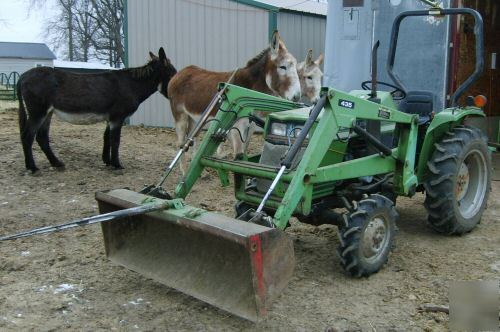 Deutz-allis compact tractor loader 4X4 4WD backblade 