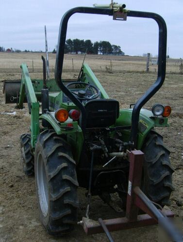 Deutz-allis compact tractor loader 4X4 4WD backblade 