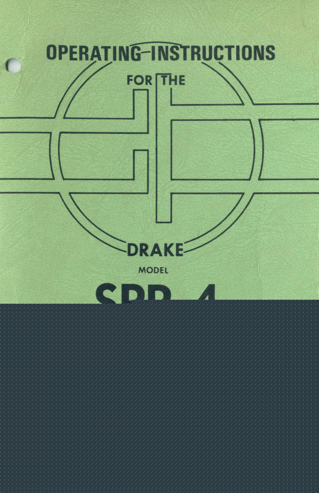 Drake spr-4 technical manual + operating instructions