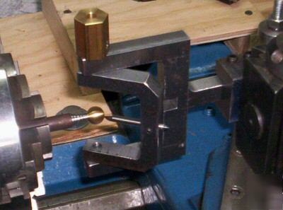 Lathe tool post radius ball turning attachment 