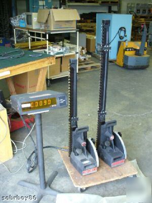 Lot of 2 webber digi-chek ii height master dhg 49