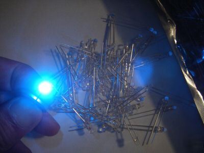 Lots**1000, 5MM blue defused leds, ultra bright led