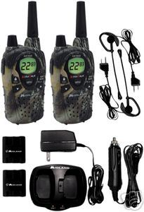 Midland GXT650 2 way gmrs radio set 18 mile value pack