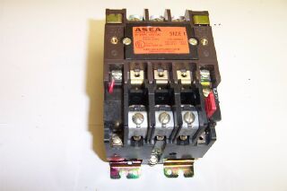 New asea magnetic starter size 00, 400AA301