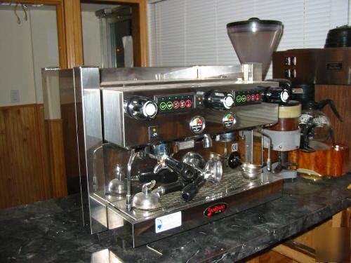 San remo, double espresso/cappuccino machine
