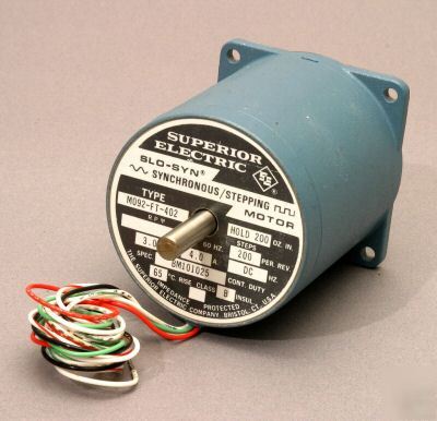 Synchonous stepper motor by superior electric