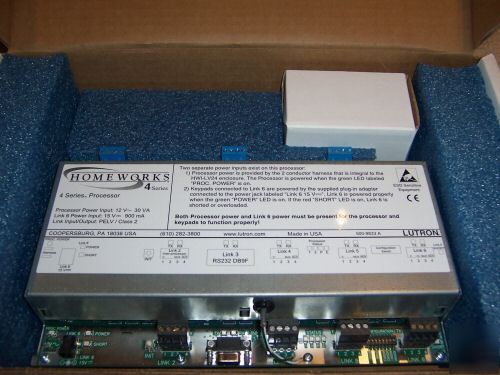 Used lutron homeworks 4 series 4TH generation processor