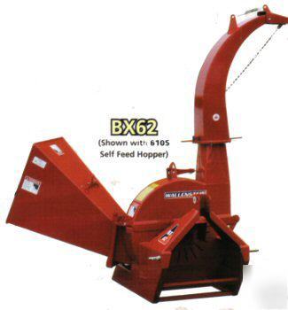 Wallenstein BX62 3PT wood chipper chips 6