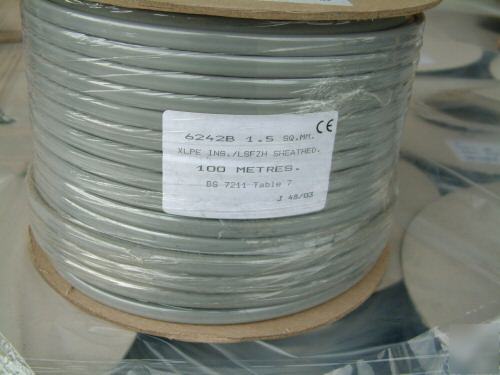 1.5MM twin and earth cable grey 100 metres