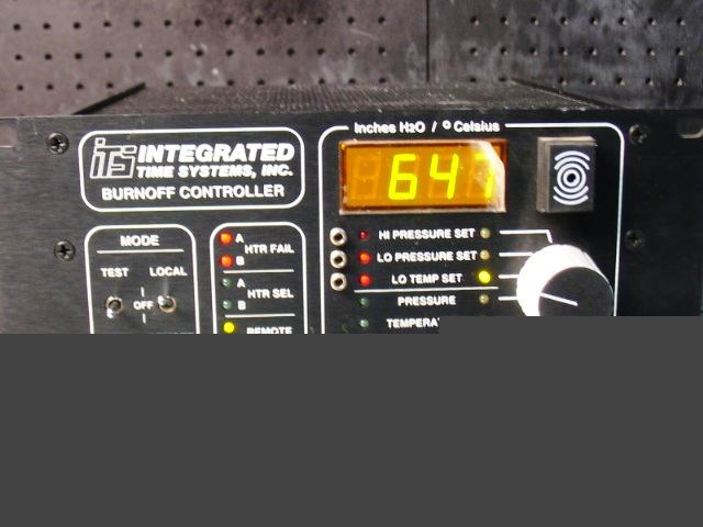 B27769 integrated time systems burnoff controller