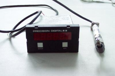 Digital gas pressure display -accurate up to 10,000 psi