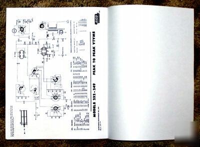 Eico 232 249 vtvm manual (large 8.5X11 inch booklet)