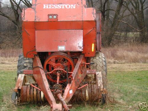 Hesston 4800 4X4X8 big square baler