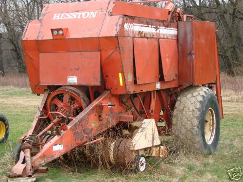 Hesston 4800 4X4X8 big square baler