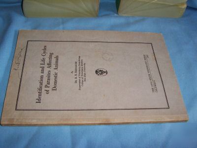 Identification and life cycles of parasites 1942 vg