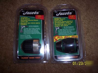 Jacobs keyless drill chuck 