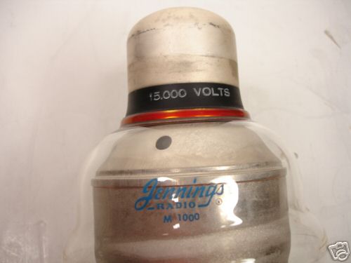 Jennings vacuum capacitor 1000 pf 15,000 volts fixed
